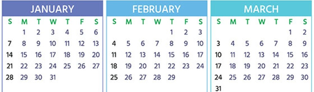 Quarter 1 tax calendar-1